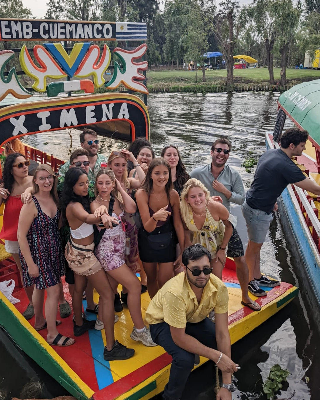 Trajinera in Xochimilco