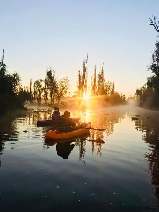 kayak in Xochimilco