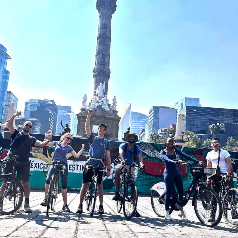 Active Bike ride in Mexico City