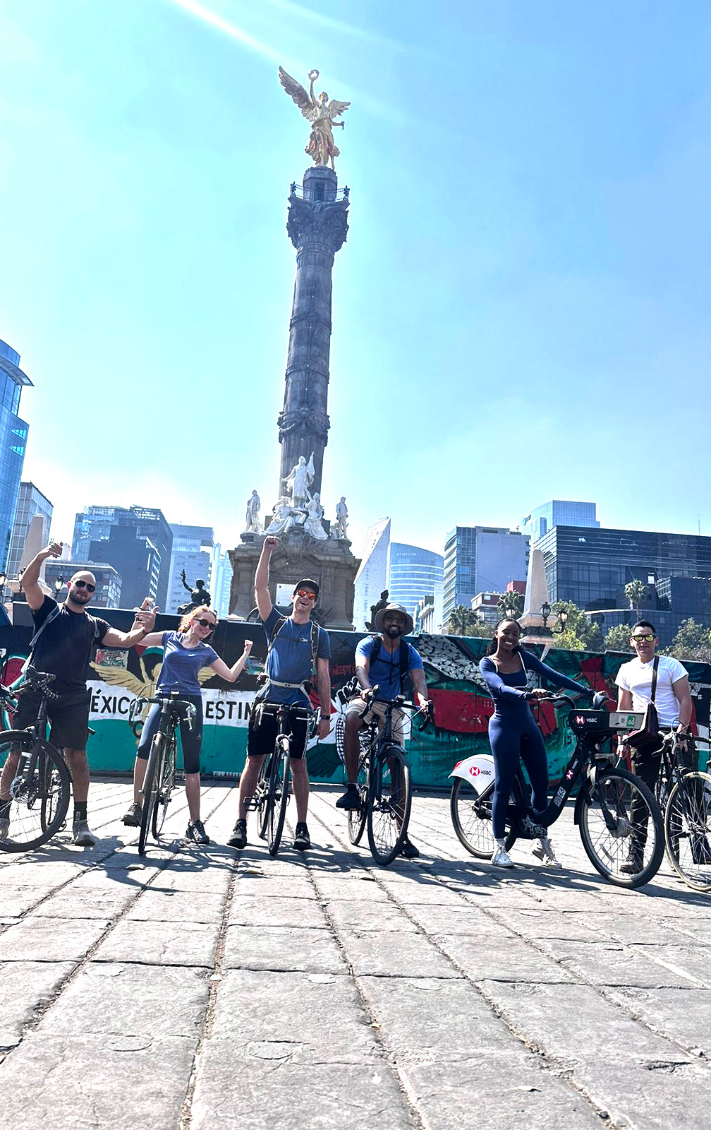 Active Bike ride in Mexico City