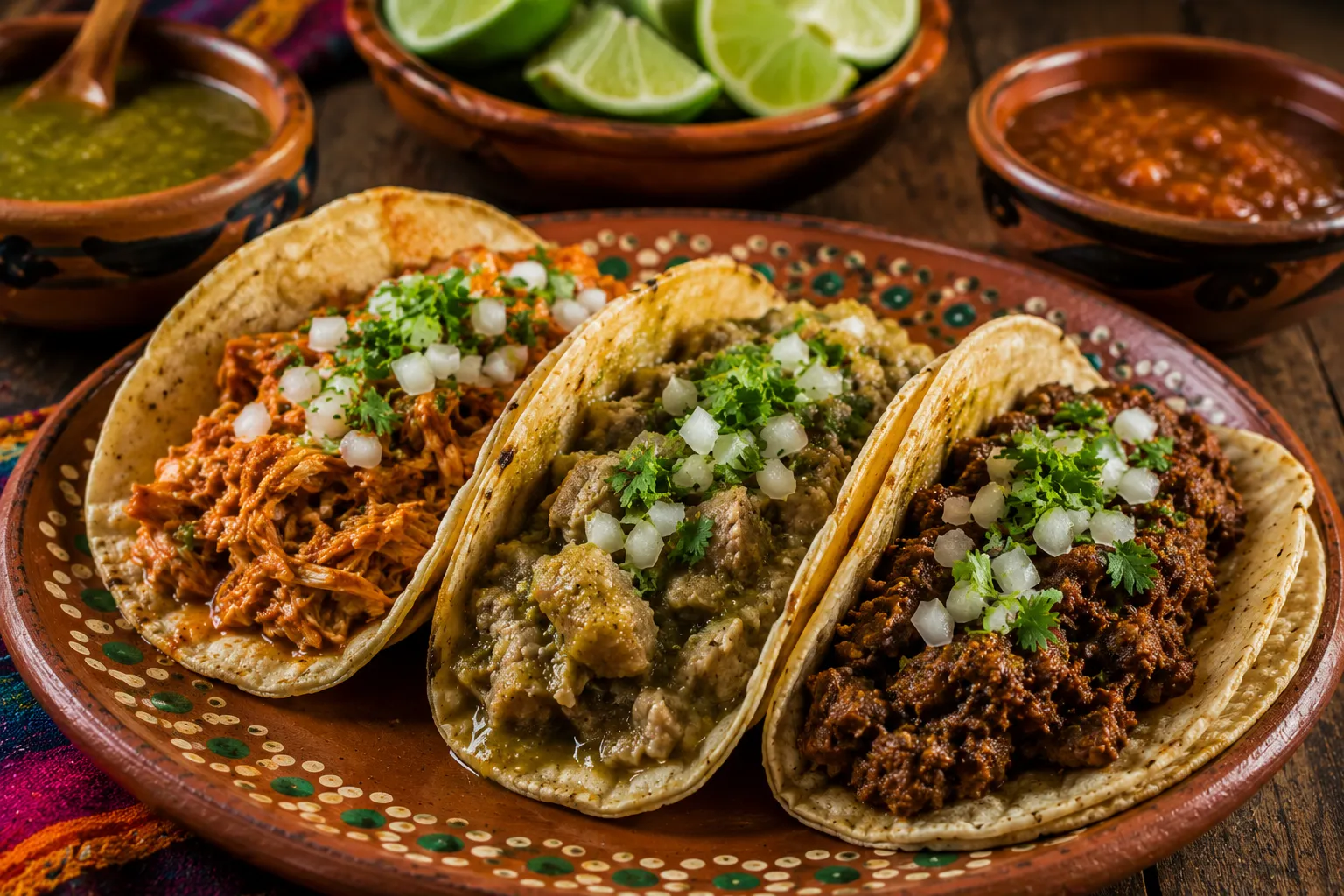 Tacos de guisado — Mexico City market breakfast